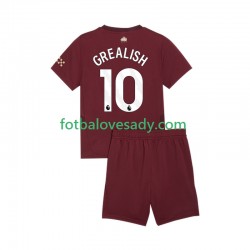 Manchester City Jack Grealish 10 Děti Fotbalový dres Třetí 2024-2025 Krátký rukáv