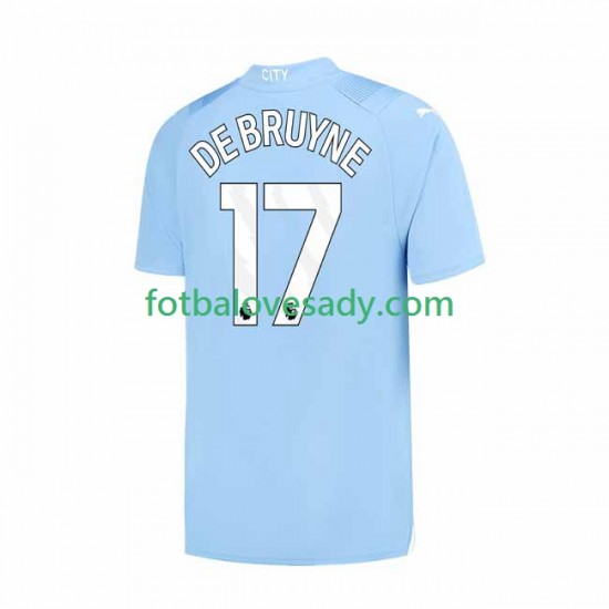 Manchester City Kevin De Bruyne 17 Muži Fotbalový dres Domácí 2023-2024 Krátký rukáv
