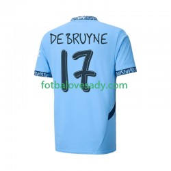 Manchester City UCL Font DE BRUYNE 17 Muži Fotbalový dres Domácí 2024-2025 Krátký rukáv