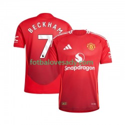 Manchester United Beckham 7 Muži Fotbalový dres Domácí 2024-2025 Krátký rukáv