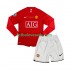 Manchester United Retro Champion League 2007 Děti Fotbalový dres Domácí Dlouhý rukáv