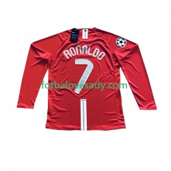 Manchester United Retro Cristiano Ronaldo 7 Champion League 2007 Muži Fotbalový dres Domácí Dlouhý rukáv