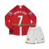Manchester United Retro Cristiano Ronaldo 7 2007 Děti Fotbalový dres Domácí Dlouhý rukáv