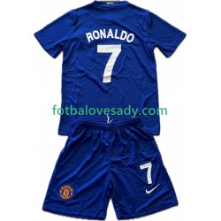 Manchester United Retro Cristiano Ronaldo 7 2008-2009 Děti Fotbalový dres Třetí Krátký rukáv
