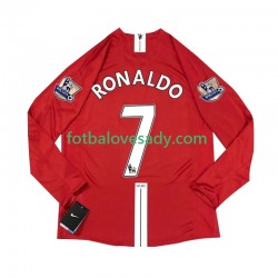 Manchester United Retro Cristiano Ronaldo 7 2007 Muži Fotbalový dres Domácí Dlouhý rukáv