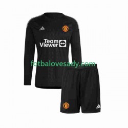 Manchester United Brankář Děti Fotbalový dres Třetí 2023-2024 Dlouhý rukáv