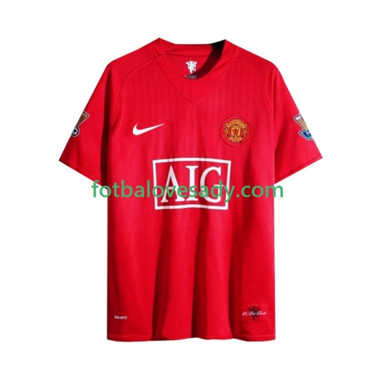 Manchester United Retro 2007 Muži Fotbalový dres Domácí Dlouhý rukáv