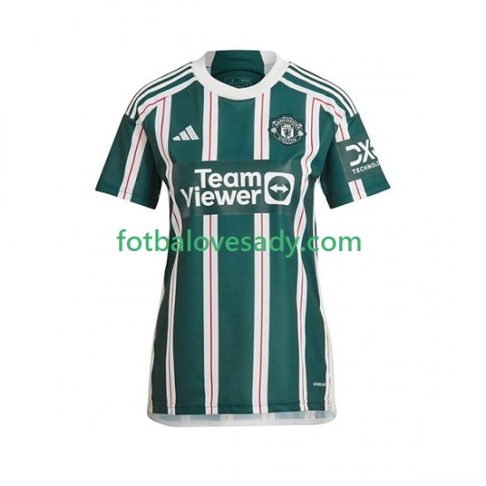 Manchester United Ženy Fotbalový dres Venkovní 2023-2024 Krátký rukáv