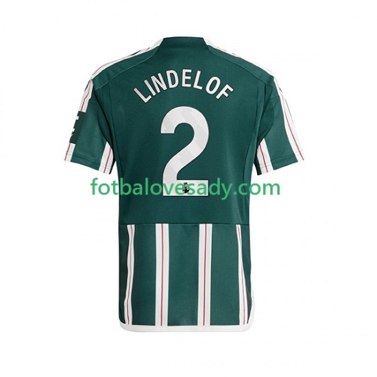 Manchester United Lindelof 2 Muži Fotbalový dres Venkovní 2023-2024 Krátký rukáv