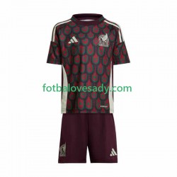 Mexiko Copa America 2024 Děti Fotbalový dres Domácí Krátký rukáv
