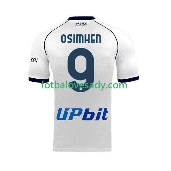 SSC Neapol OSIMHEN 9 Muži Fotbalový dres Venkovní 2023-2024 Krátký rukáv