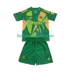 Newcastle United Zelená Brankář Děti Fotbalový dres Domácí 2024-2025 Krátký rukáv