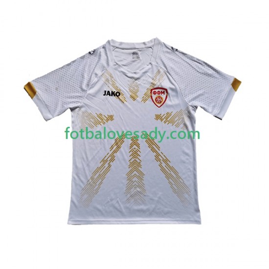 Severní Makedonie 2023 Muži Fotbalový dres Venkovní Krátký rukáv