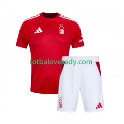 Nottingham Forest Děti Fotbalový dres Domácí 2024-2025 Krátký rukáv