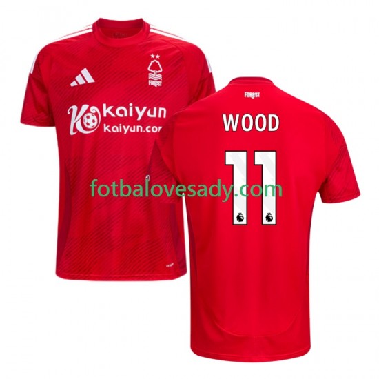 Nottingham Forest Chris Wood 11 Muži Fotbalový dres Domácí 2024-2025 Krátký rukáv