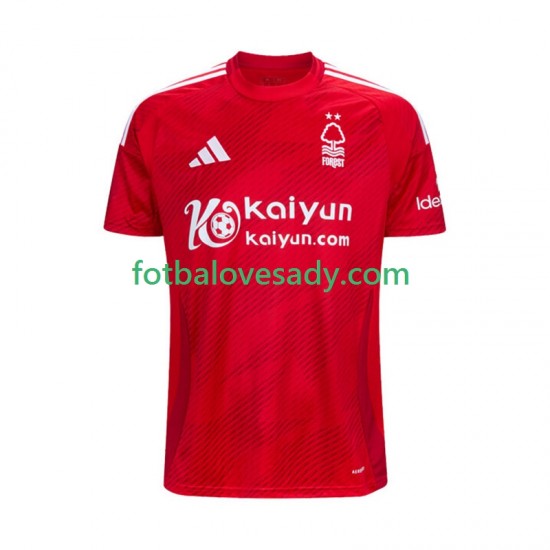 Nottingham Forest Muži Fotbalový dres Domácí 2024-2025 Krátký rukáv