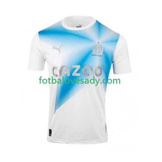 Olympique Marseille Anniversary 2022 2023 Muži Fotbalový dres Domácí Krátký rukáv