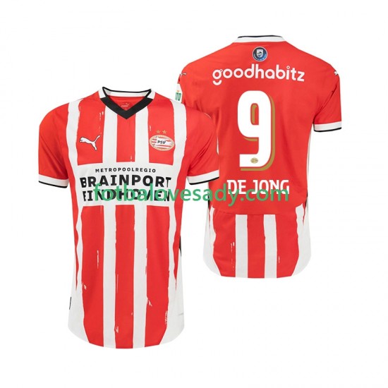PSV Eindhoven DE JONG 9 Muži Fotbalový dres Domácí 2024-2025 Krátký rukáv