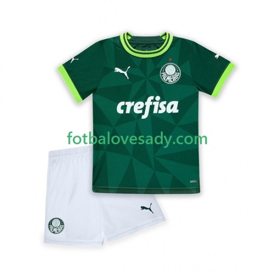 Palmeiras Děti Fotbalový dres Domácí 2023-2024 Krátký rukáv