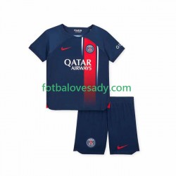 Paris Saint-Germain Děti Fotbalový dres Domácí 2023-2024 Krátký rukáv