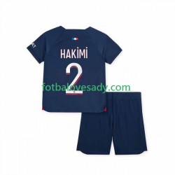 Paris Saint-Germain Hakimi 2 Děti Fotbalový dres Domácí 2023-2024 Krátký rukáv
