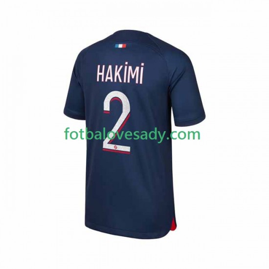 Paris Saint-Germain Hakimi 2 Muži Fotbalový dres Domácí 2023-2024 Krátký rukáv