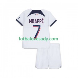 Paris Saint-Germain Kylian Mbappe 7 Děti Fotbalový dres Venkovní 2023-2024 Krátký rukáv