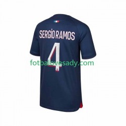 Paris Saint-Germain Sergio Ramos 4 Muži Fotbalový dres Domácí 2023-2024 Krátký rukáv