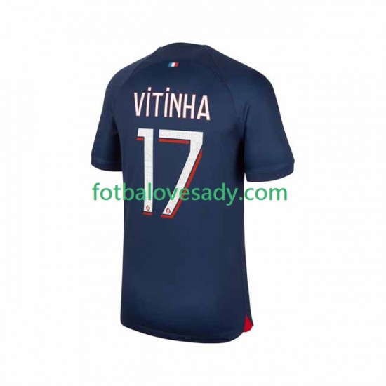 Paris Saint-Germain Vitinha 17 Muži Fotbalový dres Domácí 2023-2024 Krátký rukáv