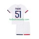 Paris Saint-Germain Willian Pacho 51 Děti Fotbalový dres Venkovní 2024-2025 Krátký rukáv