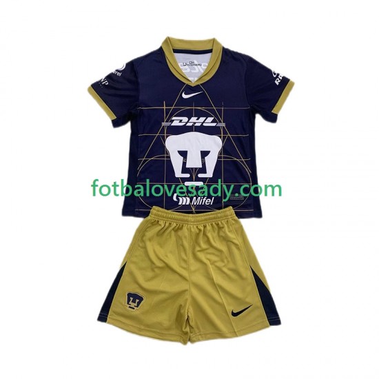 Pumas UNAM Děti Fotbalový dres Venkovní 2024-2025 Krátký rukáv