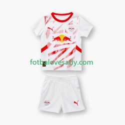 RB Leipzig Děti Fotbalový dres Domácí 2024-2025 Krátký rukáv