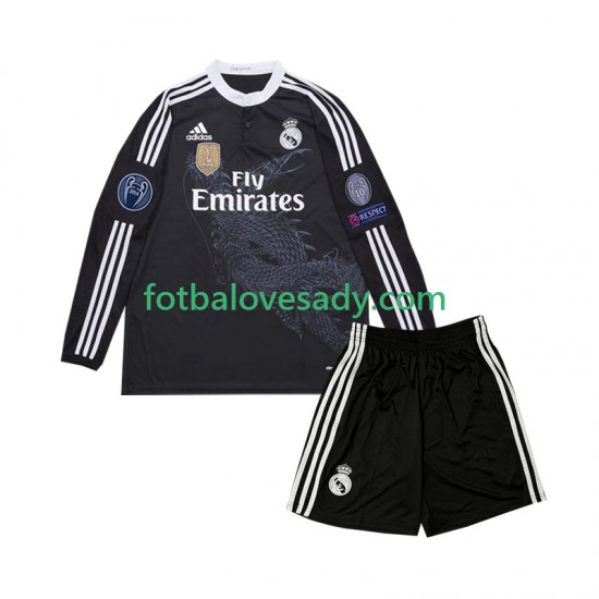 Real Madrid Retro 2014 Děti Fotbalový dres Třetí Dlouhý rukáv