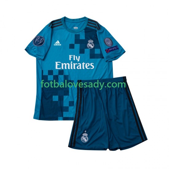 Real Madrid Retro 2017 Děti Fotbalový dres Třetí Krátký rukáv