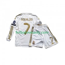Real Madrid Cristiano Ronaldo 7 2011 Děti Fotbalový dres Domácí Dlouhý rukáv