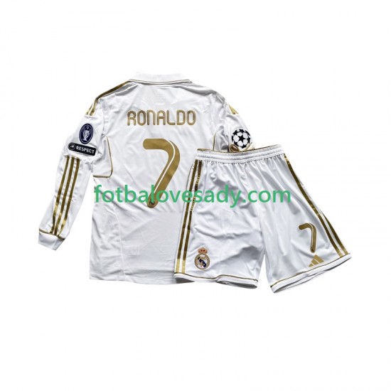 Real Madrid Cristiano Ronaldo 7 2011 Děti Fotbalový dres Domácí Dlouhý rukáv