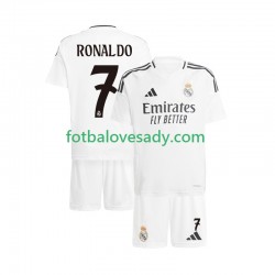 Real Madrid Cristiano Ronaldo 7 Děti Fotbalový dres Domácí 2024-2025 Krátký rukáv