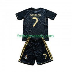 Real Madrid Retro Cristiano Ronaldo 7 2011-2012 Děti Fotbalový dres Venkovní Krátký rukáv