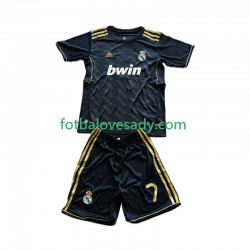 Real Madrid Retro Cristiano Ronaldo 7 2011-2012 Děti Fotbalový dres Venkovní Krátký rukáv