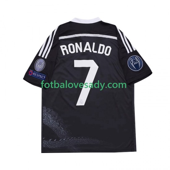 Real Madrid Retro Cristiano Ronaldo 7 2014 Děti Fotbalový dres Třetí Krátký rukáv