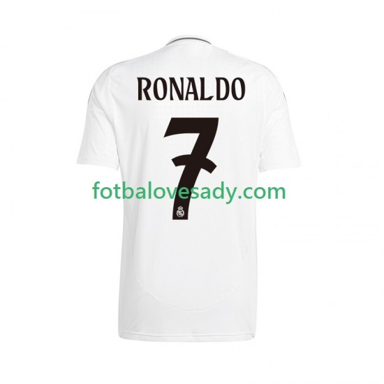 Real Madrid Cristiano Ronaldo 7 Muži Fotbalový dres Domácí 2024-2025 Krátký rukáv