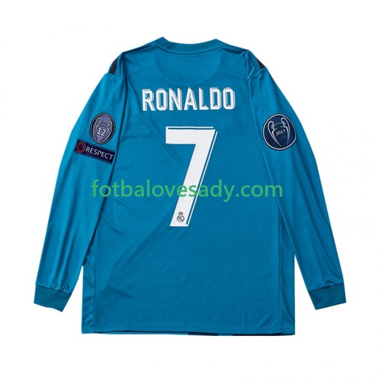 Real Madrid Retro Cristiano Ronaldo 7 2017 Muži Fotbalový dres Třetí Dlouhý rukáv