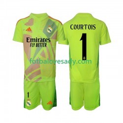 Real Madrid Brankář COURTOIS 1 Děti Fotbalový dres Čtvrtý 2024-2025 Krátký rukáv