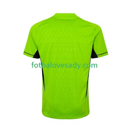 Real Madrid Brankář Muži Fotbalový dres Domácí 2023-2024 Krátký rukáv