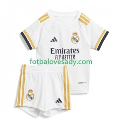 Real Madrid Děti Fotbalový dres Domácí 2023-2024 Krátký rukáv