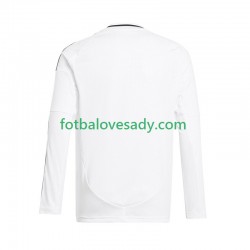 Real Madrid Bílý Muži Fotbalový dres Domácí 2024-2025 Dlouhý rukáv