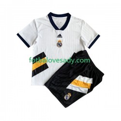 Real Madrid Retro Icon Děti Fotbalový dres Domácí 2022-2023 Krátký rukáv