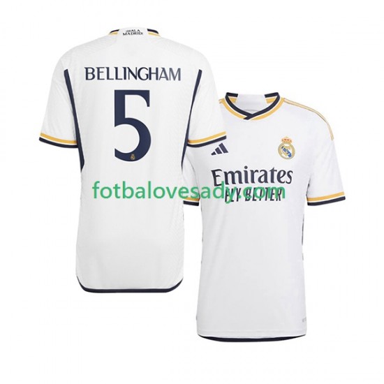 Real Madrid Jude Bellingham 5 Muži Fotbalový dres Domácí 2023-2024 Krátký rukáv
