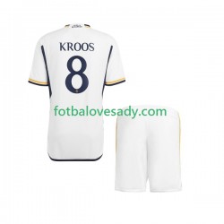 Real Madrid Kroos 8 Děti Fotbalový dres Domácí 2023-2024 Krátký rukáv