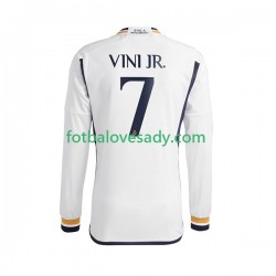 Real Madrid Vinicius Junior 7 Muži Fotbalový dres Domácí 2023-2024 Dlouhý rukáv